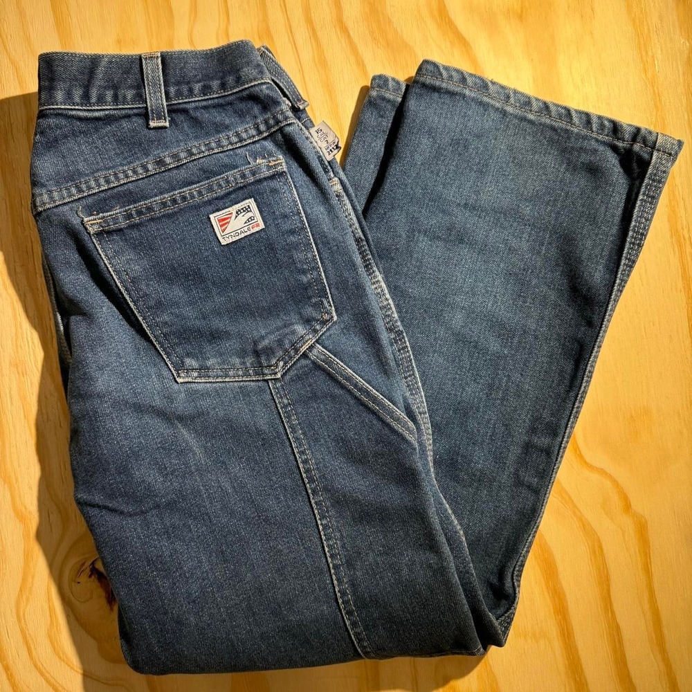 Tyndale FRMC Women 2 Dark Wash Flame Resistant Carpenter Jeans F293T USA Made